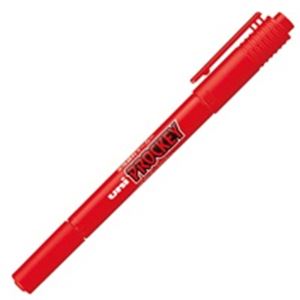（まとめ買い）三菱鉛筆 プロッキーツイン PM-120T.15 細字 赤 【×30セット】
