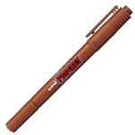 （まとめ買い）三菱鉛筆 プロッキーツイン PM-120T.21 細字 茶 【×30セット】