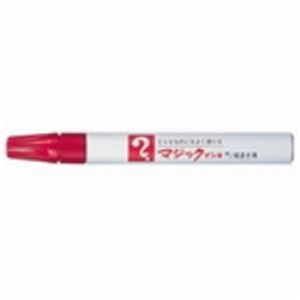 （まとめ買い）寺西化学工業 マジックインキ M500-T2-6P 細書 赤 6本 【×5セット】