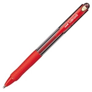 （まとめ買い）三菱鉛筆 ボールペン VERY楽ノック SN10014.15赤 【×30セット】