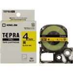 （まとめ買い）キングジム テプラPROテープ SC4Y 黄に黒文字 4mm 【×5セット】