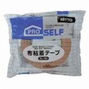 （まとめ買い）ニトムズ 布粘着テープ NO.750 J5090 50mm×25m 【×10セット】