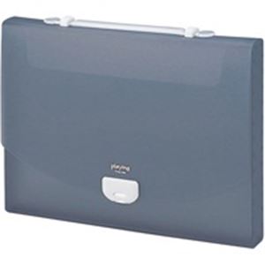 （まとめ買い）セキセイ プレイングケース AP-952 A4 グレー 【×5セット】