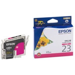 （まとめ買い）エプソン EPSON インクカートリッジ ICM23 マゼンタ 【×4セット】