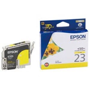 （まとめ買い）エプソン EPSON インクカートリッジ ICY23 イエロー 【×4セット】