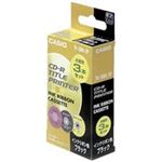 （まとめ買い）カシオ CASIO CR-Rプリンターリボン TR-18BK 黒 3個 【×3セット】