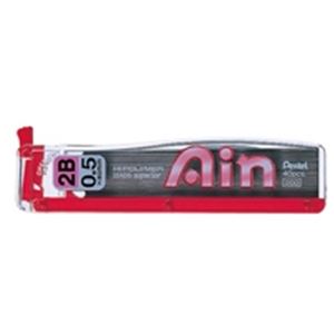 （まとめ買い）ぺんてる シャープペン替芯 ハイポリマーAin 2B 10個 【×3セット】