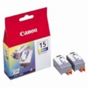 （まとめ買い）キャノン Canon インクカートリッジ BCI-15C カラー 【×3セット】