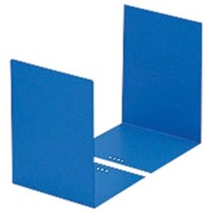 （まとめ買い）カール事務器 ブックエンド LB-55-B ブルー 1組／2個 【×5セット】