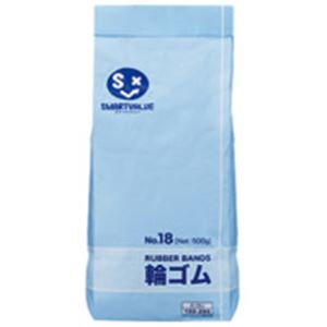 （まとめ買い）ジョインテックス 輪ゴムNo.18 500g B108J 【×10セット】