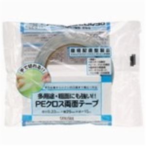 （まとめ買い）セキスイ PEクロス両面テープ WPECX01 25mm×15m 【×10セット】