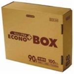 （まとめ買い）日本サニパック エコノプラスBOX E-94 半透明 90L 100枚 【×2セット】