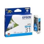 （まとめ買い）エプソン EPSON インクカートリッジ ICC31 シアン 【×4セット】
