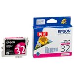 （まとめ買い）エプソン EPSON IJインクカートリッジ ICM32 マゼンタ 【×4セット】