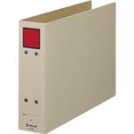 （まとめ買い）キングジム 保存ファイル 4385 A4E 50mm 灰／赤 【×10セット】