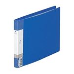 （まとめ買い）LIHITLAB クリヤーブック クリアブック リクエスト G3224-8 A5E 青 【×10セット】