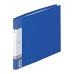 （まとめ買い）LIHITLAB クリヤーブック クリアブック リクエスト G3220-8 A4E 青 【×10セット】