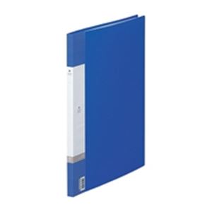 （まとめ買い）LIHITLAB クリヤーブック クリアブック リクエスト G3211-8 B4S 青 【×10セット】