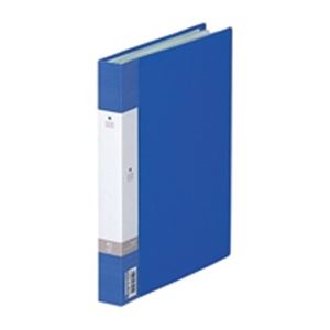 （まとめ買い）LIHITLAB クリヤーブック クリアブック リクエスト G3208-8 B5S 青 【×10セット】