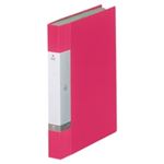 （まとめ買い）LIHITLAB クリヤーブック クリアブック リクエスト40P G3202-3 赤 【×20セット】
