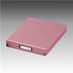 （まとめ買い）LIHITLAB デスクトレー トレイ A-718 A3 ローズピンク 【×2セット】