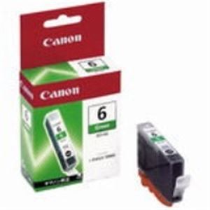（まとめ買い）キャノン Canon インクカートリッジ BCI-6G 緑 【×5セット】