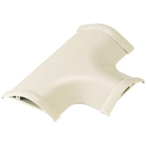 （まとめ買い）エレコム ELECOM 床用モール T型分岐 LD-GAT37A 45mm 【×5セット】
