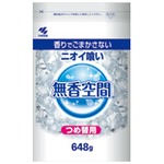 （まとめ買い）小林製薬 消臭剤 無香空間 特大 詰め替えパウチ 648g 【×40セット】