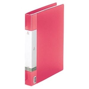 （まとめ買い）LIHITLAB クリヤーブック クリアブック リクエスト G3802-3 A4S 赤 【×3セット】
