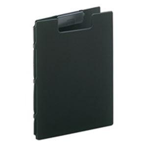 （まとめ買い）LIHITLAB クリップファイル F-2660-24 A4 黒 【×3セット】