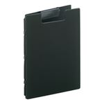 （まとめ買い）LIHITLAB クリップファイル F-2660-24 A4 黒 【×3セット】