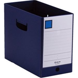 （まとめ買い）キングジム GボックスPP 4635N A4E ネイビー 【×10セット】