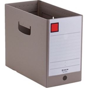 （まとめ買い）キングジム GボックスPP 4635N A4E グレー 【×10セット】