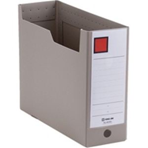 （まとめ買い）キングジム GボックスPP 4633N A4E グレー 【×10セット】