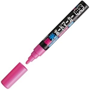 （まとめ買い）レイメイ藤井 蛍光ボードマーカー中字 LBM252P 桃 【×20セット】