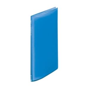 （まとめ買い）LIHITLAB クリヤーブック クリアブック10P G3100-8 A4S ブルー 【×10セット】