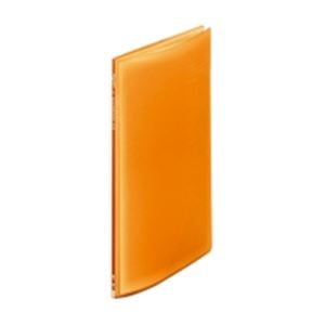 （まとめ買い）LIHITLAB クリヤーブック クリアブック10P G3100-4 A4S オレンジ 【×10セット】