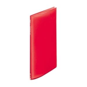 （まとめ買い）LIHITLAB クリヤーブック クリアブック10P G3100-3 A4S レッド 【×10セット】