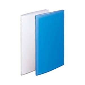 （まとめ買い）LIHITLAB クリヤーブック クリアブック20P G3133-8 A3LS ブルー 【×10セット】