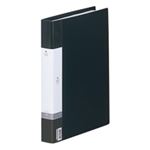（まとめ買い）LIHITLAB 名刺帳 G8802-24 500名 A4 30穴 黒 【×3セット】
