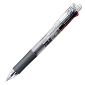 （まとめ買い）ゼブラ ZEBRA クリップオンマルチ B4SA1-C 透明 【×10セット】
