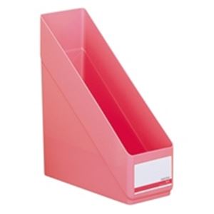 （まとめ買い）LIHITLAB スタックボックス リクエスト G1610-3 赤 【×5セット】