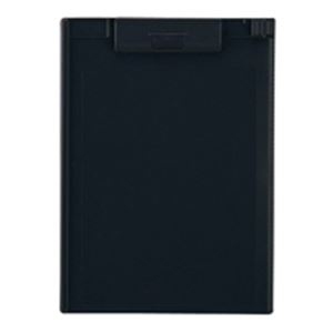 （まとめ買い）LIHITLAB クリップボード A-977U-24 A4E ブラック 【×10セット】
