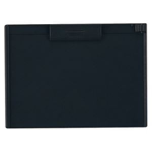 （まとめ買い）LIHITLAB クリップボード A-987U-24 A4S ブラック 【×10セット】