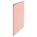（まとめ買い）プラス フラットファイル 紙バインダー 2穴 001N A3S 桃 10冊 【×2セット】