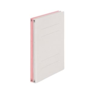 （まとめ買い）プラス フラットファイル 紙バインダー 2穴 011N B4S 桃 10冊 【×5セット】