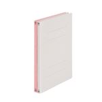 （まとめ買い）プラス フラットファイル 紙バインダー 2穴 011N B4S 桃 10冊 【×5セット】