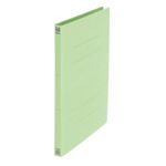 （まとめ買い）プラス フラットファイル 紙バインダー 2穴 No.021N A4S 緑 10冊 【×10セット】