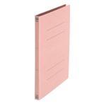 （まとめ買い）プラス フラットファイル 紙バインダー 2穴 No.021N A4S 桃 10冊 【×10セット】