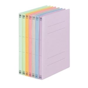 （まとめ買い）プラス フラットファイル 紙バインダー 2穴 031N B5S 青 10冊 【×5セット】